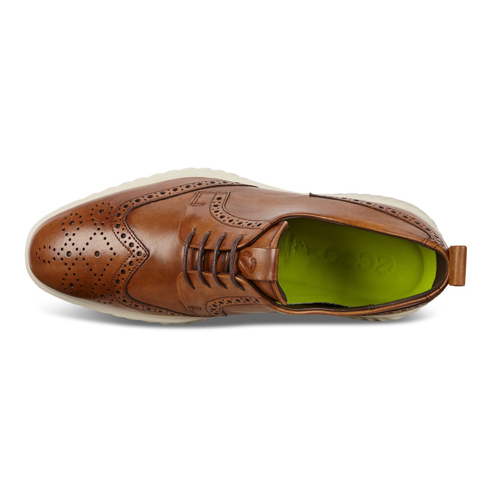 Zapatos Brogue Hombre - ECCO St.1 Hybrid Lite Wingtip - Marrom - VDW634978